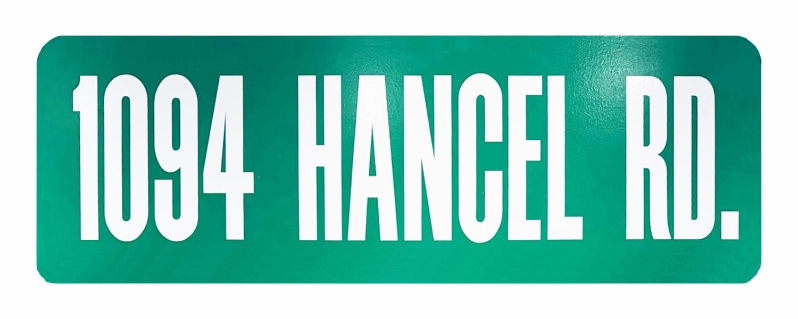 Lakeside Address Sign